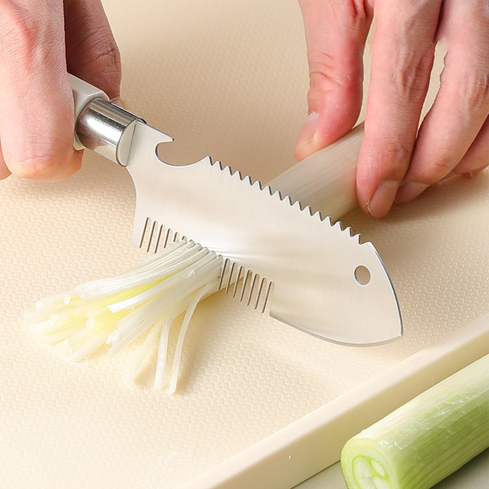 Home Cooking Restaurant - Green Onion Slicer Non-Slip Handle 4