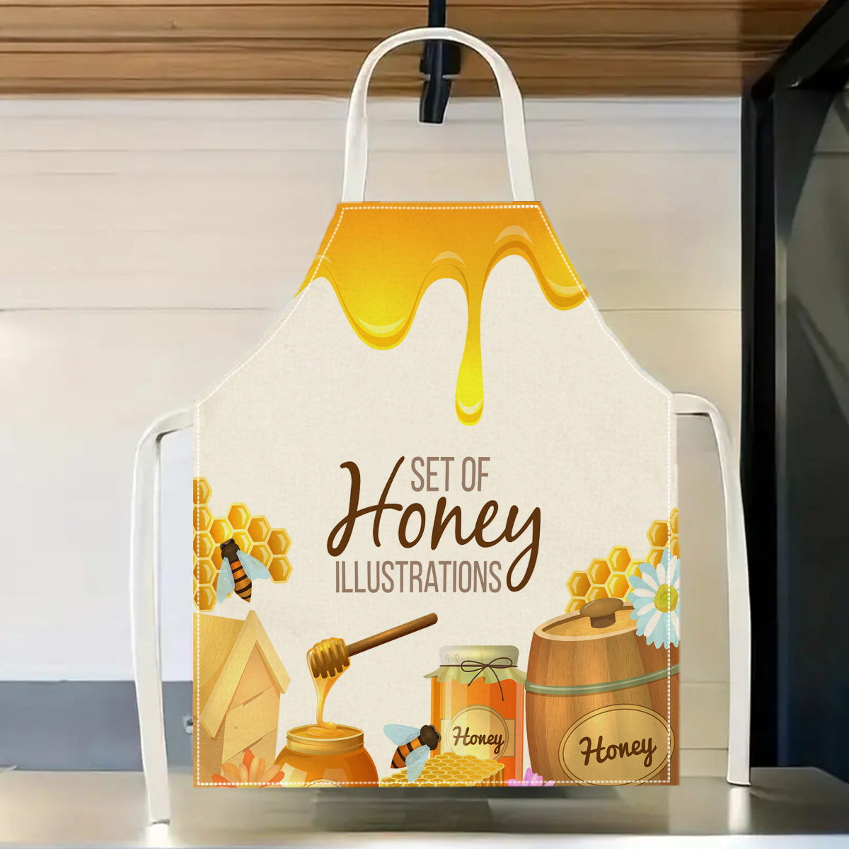 1pc Honey Bee Apron Sweet Kitc - огляд і ціна Home Cooking Ideas