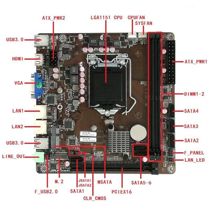 B365 Mini-ITX Motherboard LGA  - огляд і ціна Home Cooking Videos