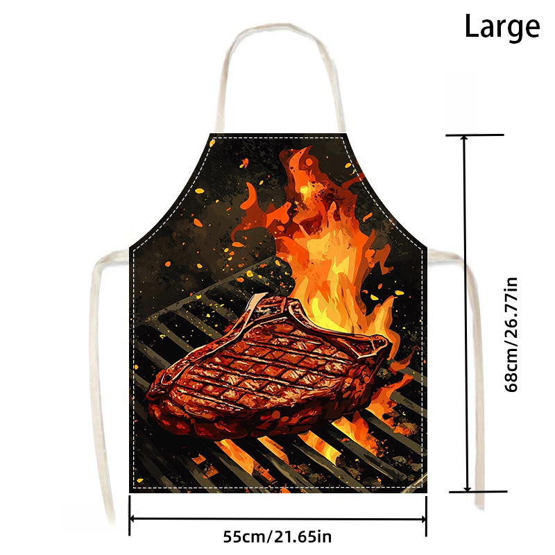 1pc BBQ Steak Apron with Flame - огляд і ціна Home Cooking Ideas