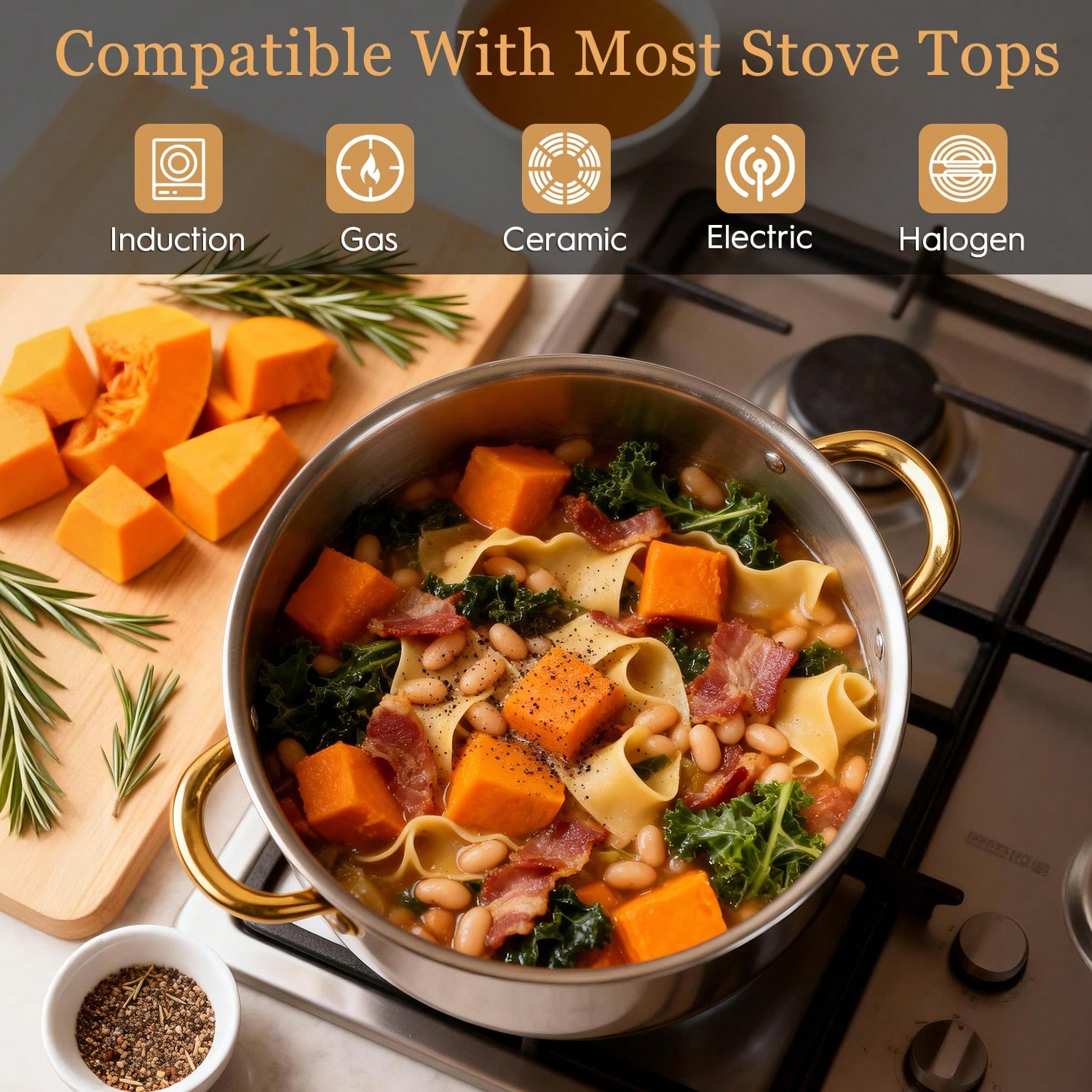 Stainless Steel Pot Set Modern - огляд і ціна Home Cooking Restaurant