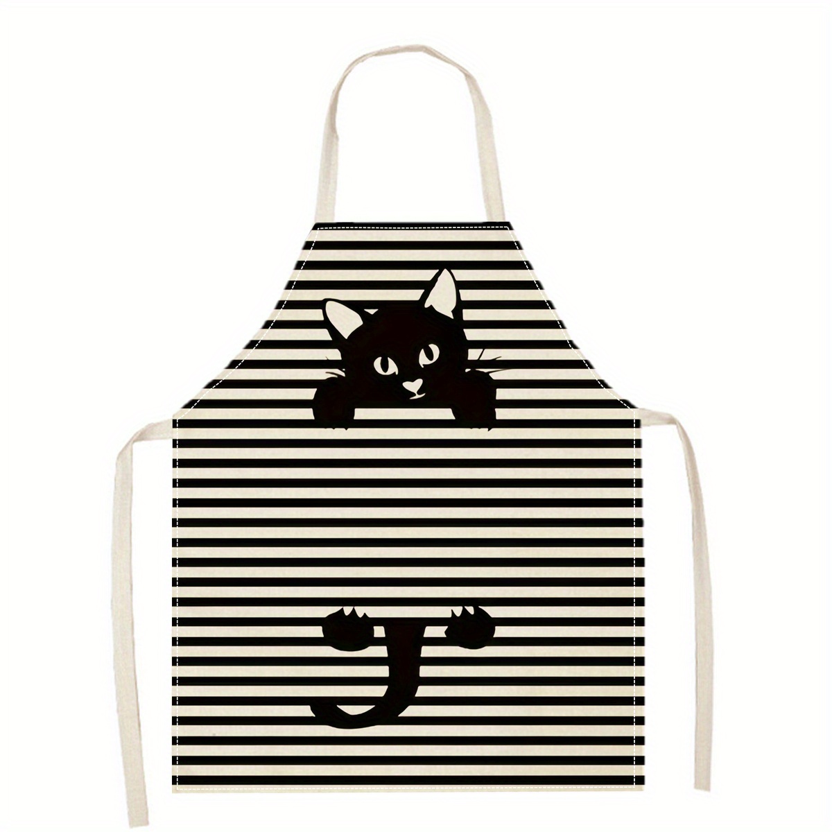 Linen Apron Funny Cat Sunglass - огляд і ціна Home Cooking Ideas